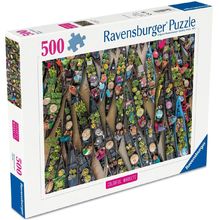 Puzzle Floating market in Indonesia 500 pcs RAV12001813 Ravensburger 1