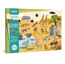 Stickers reusable Natural Animal MD1015 Mideer 1