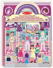 Deluxe Puffy Sticker Album - Day of Glamour MD-19412 Melissa & Doug 1