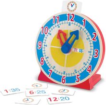 Turn & Tell Wooden Clock MD-14284 Melissa & Doug 1