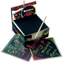 Scratch Art® Box of Rainbow Mini Notes MD-15945 Melissa & Doug 1