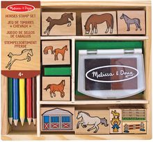 Horses stamp set M&D12410-3936 Melissa & Doug 1