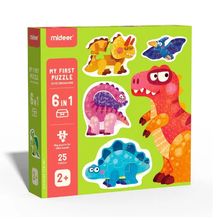 My First Puzzle Cute Dinosaurs MD3185 Mideer 1