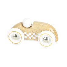 Mini Rallye Checkers natural wood V2282S Vilac 1