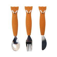 Silicone cutlery set 3-pack Mr Fox TX-96-448 Trixie 1