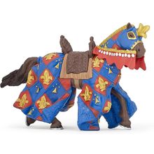 Blue horse fleur de lys figure PA39787 Papo 1