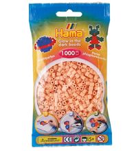 Bag of 1000 plastic beads Midi phosphorescent pink HAMA-207-56 Hama 1