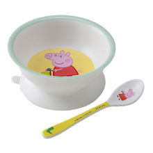 PEPPA PIG suction bowl with spoon PJ-PI702K Petit Jour 1