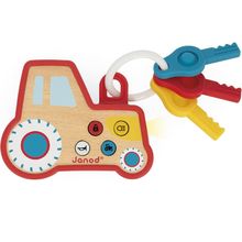 Sound and light tractor keychain J03331 Janod 1