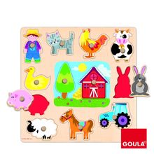 Puzzle magnétique enfant Goula - six puzzles magnétiques animaux