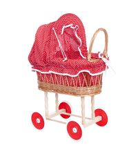 Landau wicker fabric red dots EG520058-3923 Egmont Toys 1