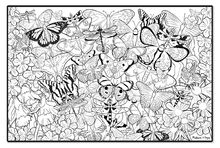Great coloring poster butterflies M&D14500-4505 Melissa & Doug 1