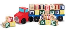 Alphabet Blocks Wooden Truck M&D15175-4555 Melissa & Doug 1