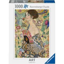 Puzzle Lady with a Fan Gustav Klimt 1000 pieces RAV12001132 Ravensburger 1