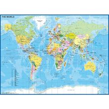 Puzzle World's map 200 pcs RAV128907 Ravensburger 1