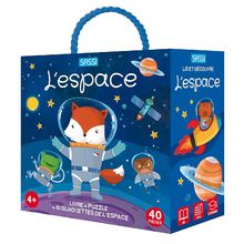 Book and Puzzle The Space SJ-310049 Sassi Junior 1