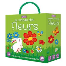 Book and Puzzle Flowers SJ-313798 Sassi Junior 1