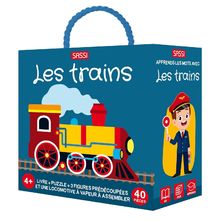 Book and Puzzle Trains SJ-329119 Sassi Junior 1