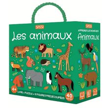 Book and Puzzle Animals SJ-355361 Sassi Junior 1