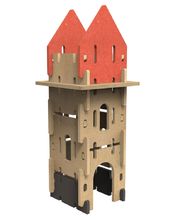 Château Godefroy de Bouillon, un jeu de construction en bois de