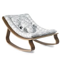 LEVO Baby Rocker in Walnut - Moumout Cloud CC-LEVOWCLOUD4 Charlie Crane 1