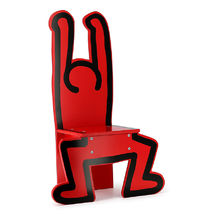 Keith Haring chair red V0314-1401 Vilac 1