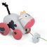 Zigolos Pull Along cow J08118 Janod 1