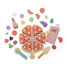 Pizza play food set NCT10616 New Classic Toys 4