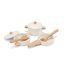Wooden pan set white NCT10645 New Classic Toys 1