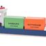 Barge with 2 containers NCT-10904 New Classic Toys 1