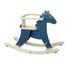 Hudada Blue Rocking Horse with protective arch V1129B Vilac 1