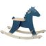 Hudada Blue Rocking Horse with protective arch V1129B Vilac 3