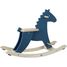 Hudada Blue Rocking Horse with protective arch V1129B Vilac 5