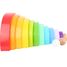 Wooden Building Blocks Rainbow XL LE11412 Small foot company 8