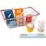 Groceries set in a shopping basket Fresh LE11443 Small foot company 1