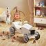 Large ivory pedal car V1150W Vilac 5