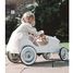 Large ivory pedal car V1150W Vilac 7
