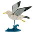 3D Paper model - Seagull FRI-11763 Fridolin 2
