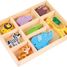 Wooden safari animals in box NCT11851 New Classic Toys 5