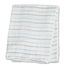 Cotton muslin swaddle - blue stripes LLJ-121-000-022 Lulujo 1