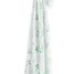 bamboo muslin swaddle - Green tree LLJ-121-005-002 Lulujo 2