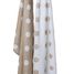 Muslin swaddle set - Cream Polka Dots LLJ-121-013-004 Lulujo 3