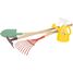 Gardening tools with watering can Tiny Garden LE12663 Small Foot company 1