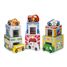 Nesting and Sorting Buildings and Vehicles MD13576 Melissa & Doug 1