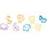 Stamps wild animals with pigment stamp pad GO15499 Goki 3