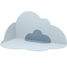 Large Dusty Blue Cloud Playmat QU172161 Quut 3