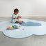 Large Dusty Blue Cloud Playmat QU172161 Quut 6