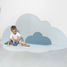 Large Dusty Blue Cloud Playmat QU172161 Quut 9