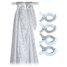 Pack 2 maxi muslin swaddle + clips LLJ-121-009-003 Lulujo 2