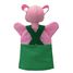 Pig green Hand Puppet MU-22649B Moravská ústredna Brno 2